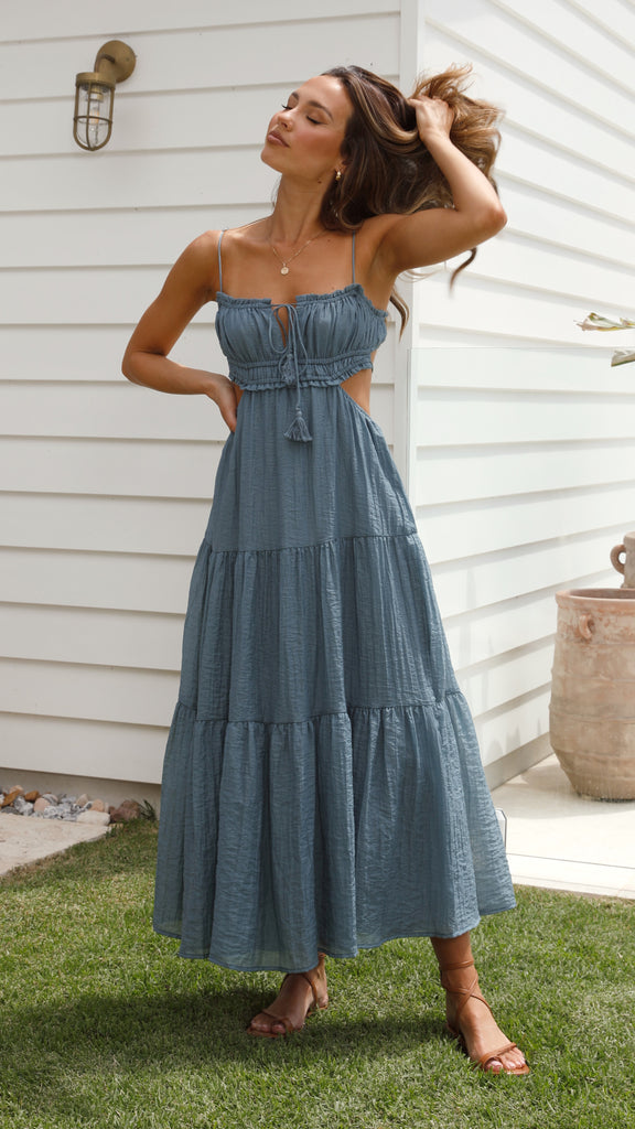 AURA – Letnia sukienka midi w słonecznym żółtym kolorze