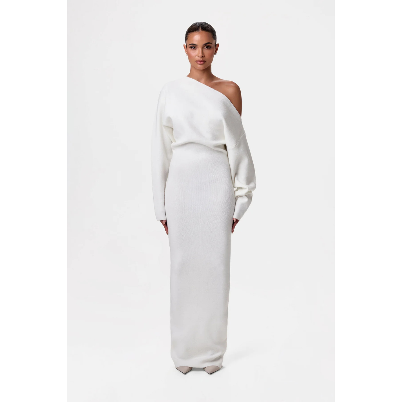 CLAUDIA - Sukienka Swetrowa Maxi – Elegancja i Komfort w Jednym