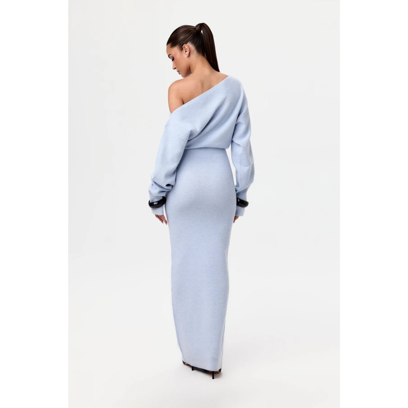 CLAUDIA - Sukienka Swetrowa Maxi – Elegancja i Komfort w Jednym