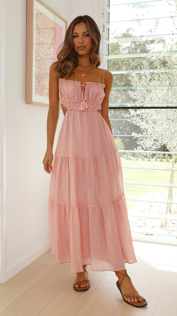 AURA – Letnia sukienka midi w słonecznym żółtym kolorze