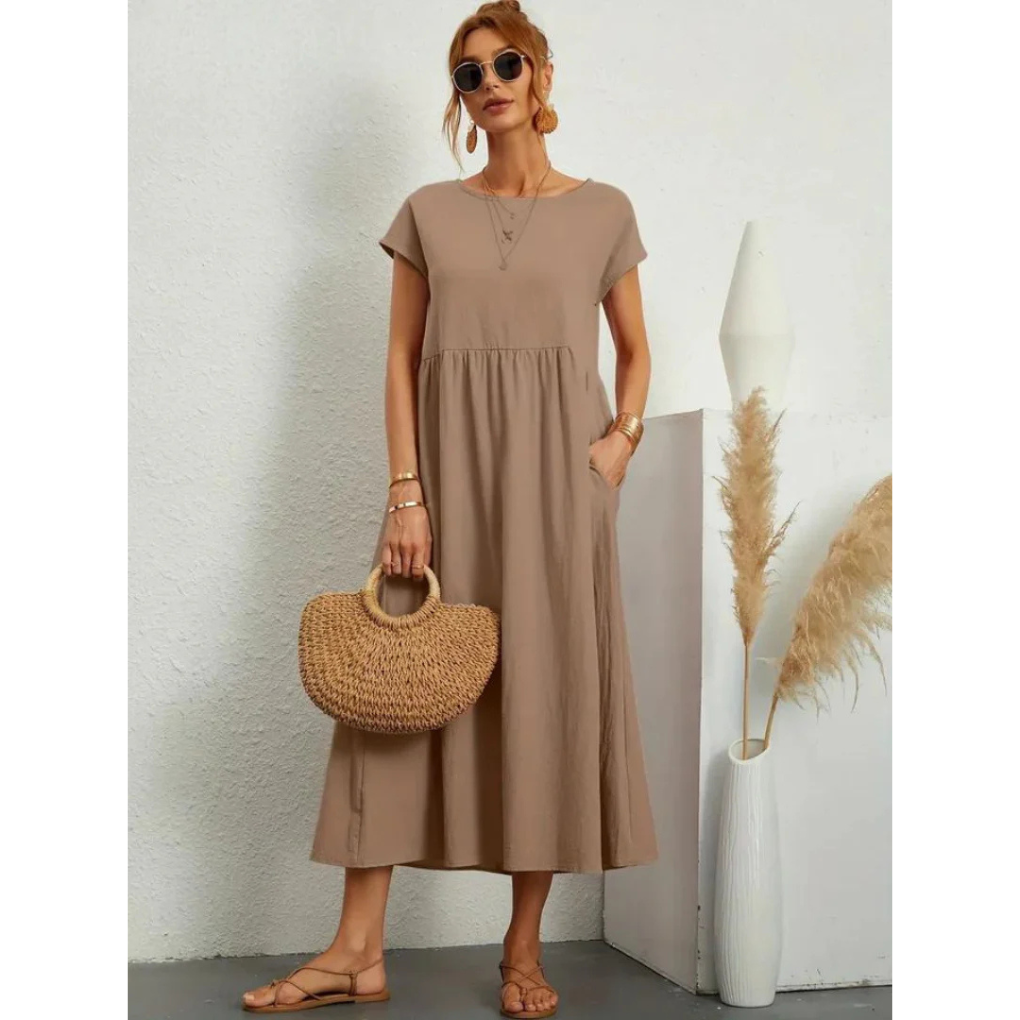 AMELIÁ – Zwiewna sukienka bawełniana na lato